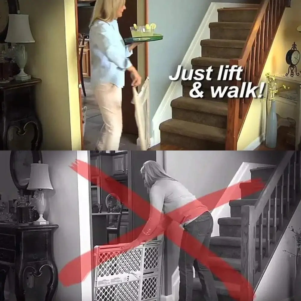 Pet Safety Gate | Easy Install | Versatile Use | Nylon
