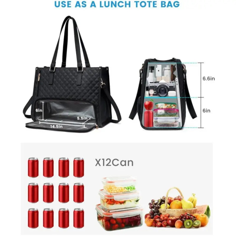 Lunch Bag | Insulated | Keeps Food Fresh | Polyester