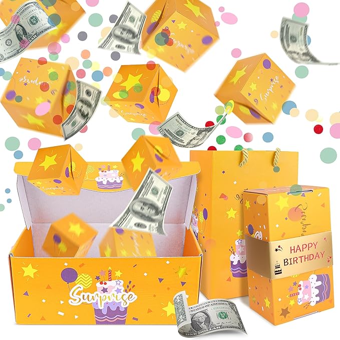 Pop-up Gift Box | Surprise Compartments | Memorable Unboxing | Cardboard