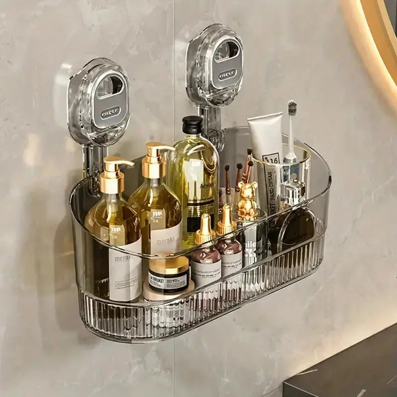 Shower Organizer | Quick Installation | Efficient Water Drainage | Plastic