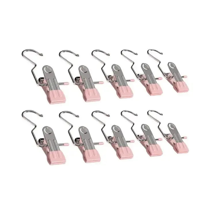 Clothing Snap Clips | Non-stick Grip | Space-saving Storage | Stainless Steel