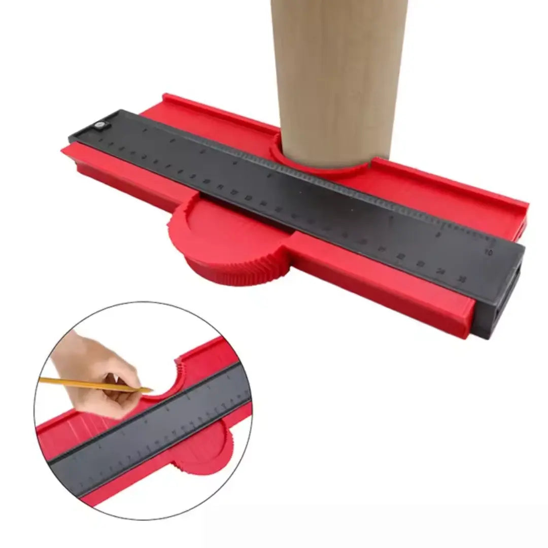 Contour Gauge | Exact Shape | Easy Adjustment | Plastic