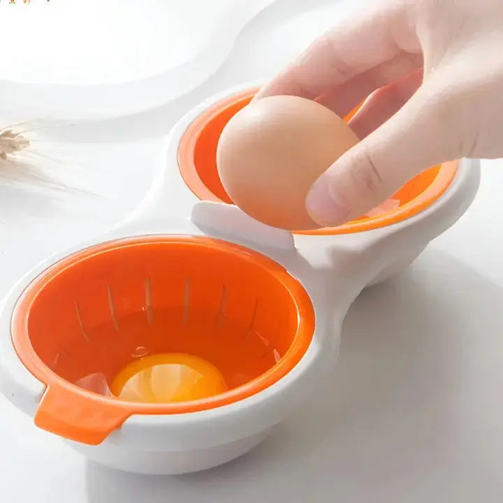 Microwave Egg Poacher | Non-stick | Quick Poaching | Plastic