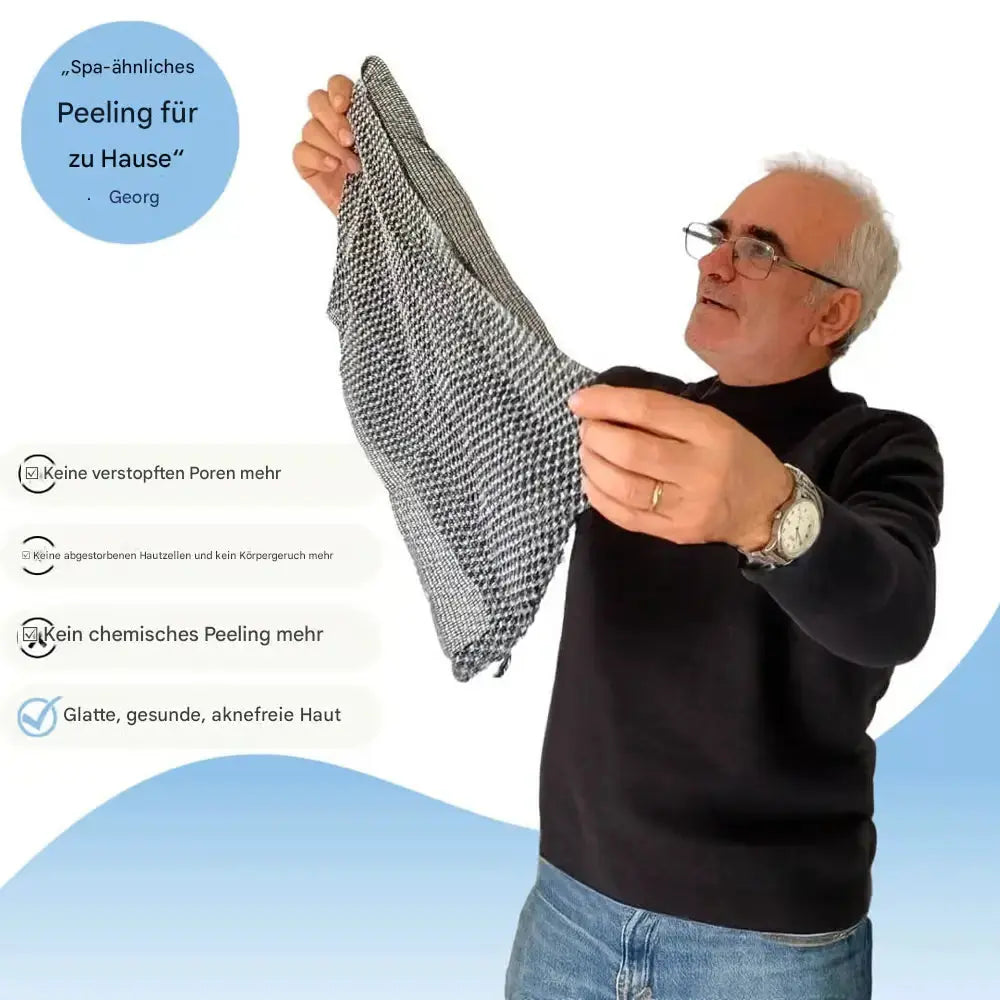 Exfoliating Cloth | Antibacterial | Gentle Skin Renewal | Bamboo