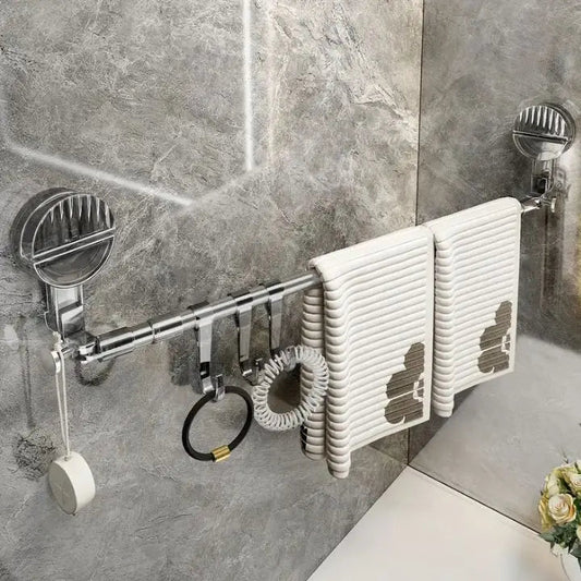 Towel Rack | Adjustable Length | Tool-Free Installation | Stainless