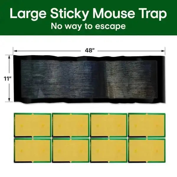 Rat Glue Trap | Non-stick Adhesive | Chemical-free Safety | Plastic