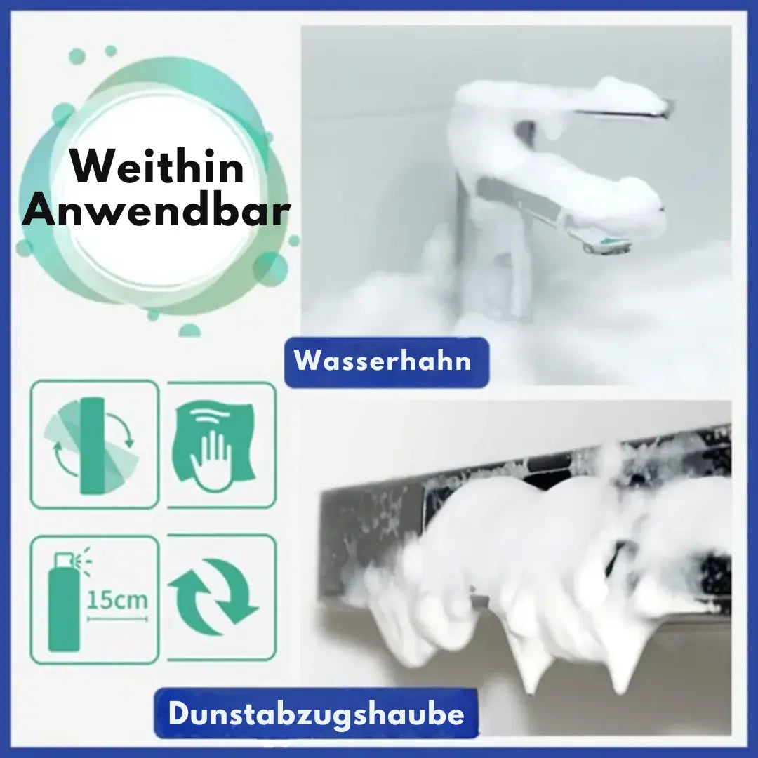 Foam Cleaner | Eco-friendly | Grease Removal | Plastic