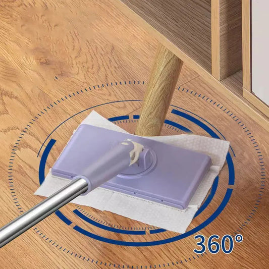Mini Mop | Hands-free Use | 360° Rotation | Plastic