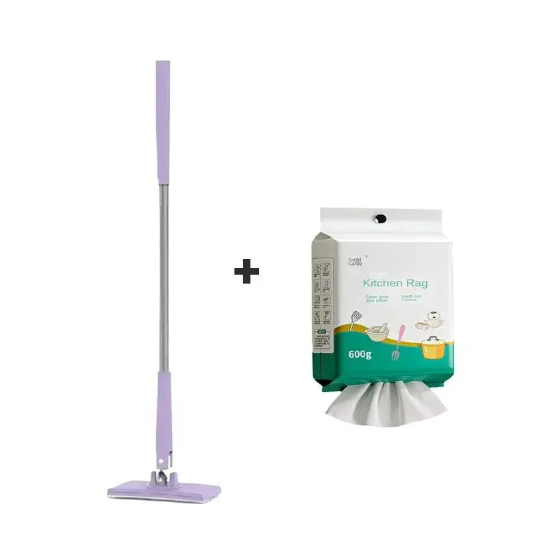 Mini Mop | Hands-free Use | 360° Rotation | Plastic