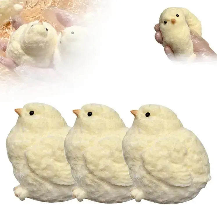 Stress Relief Chick | Soft Elastic | Reduces Stress | Plush