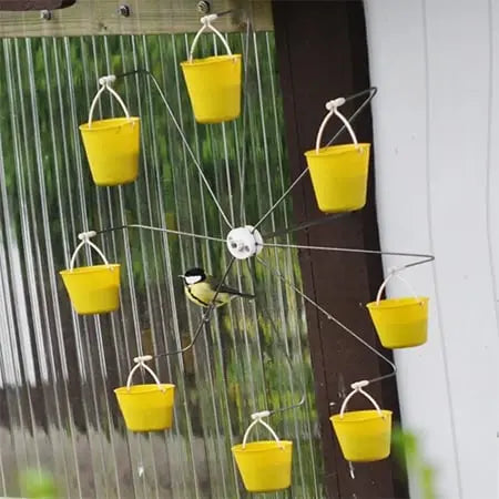 Bird Feeder | Rotatable Design | Easy Installation | Metal