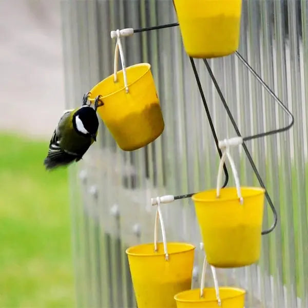 Bird Feeder | Rotatable Design | Easy Installation | Metal