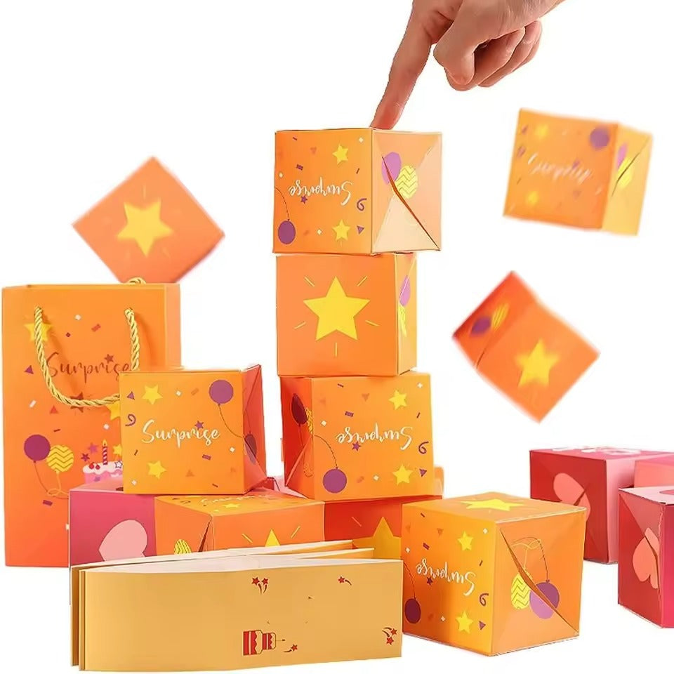 Pop-up Gift Box | Surprise Compartments | Memorable Unboxing | Cardboard