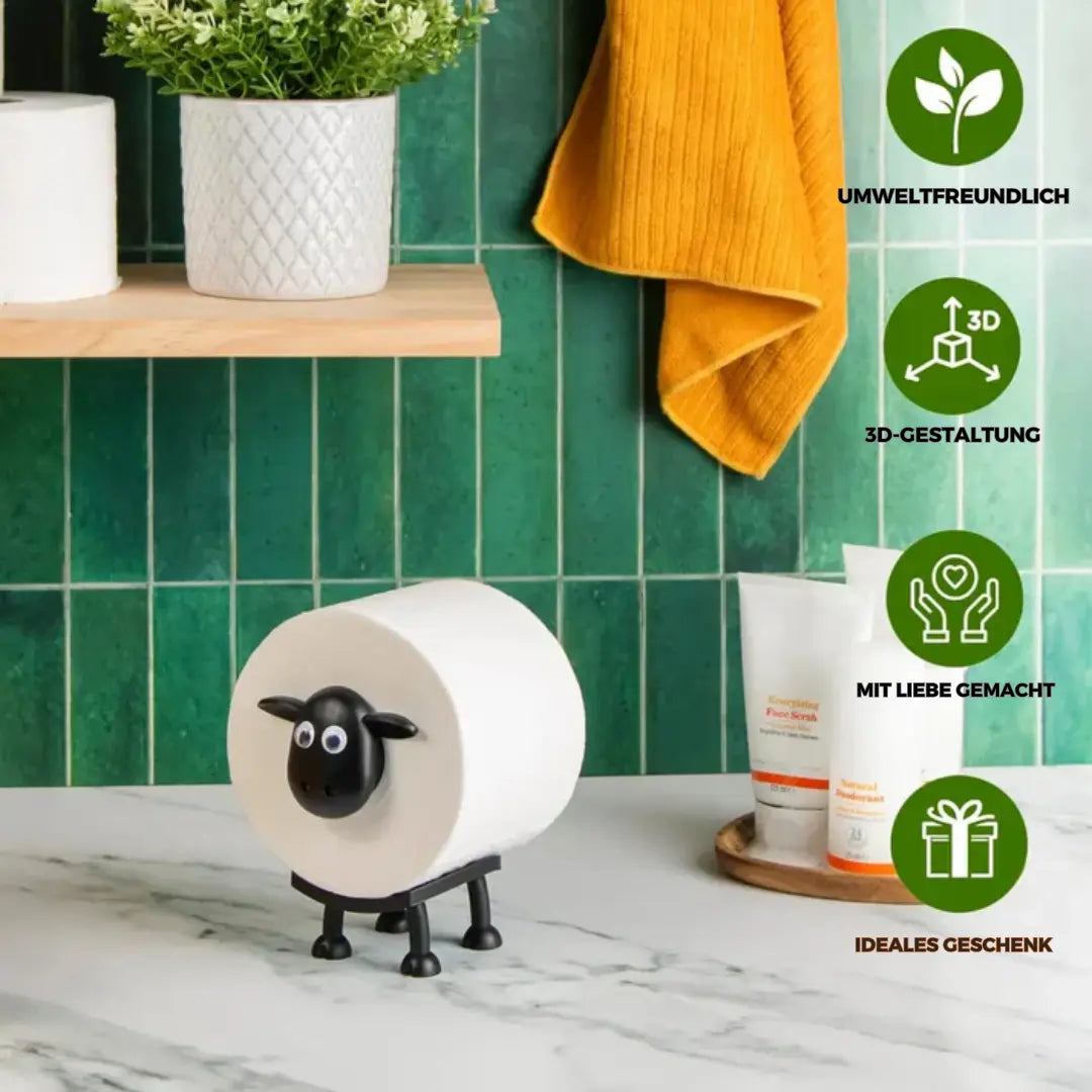 Toilet Paper Holder | Space-saving | Unique Design | PLA