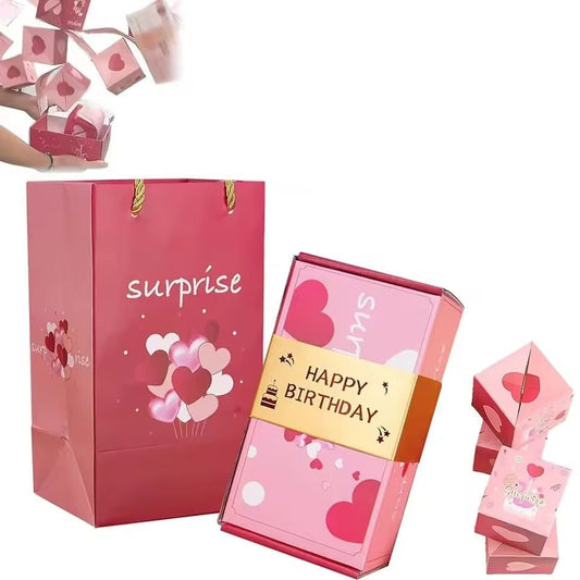 Pop-up Gift Box | Surprise Compartments | Memorable Unboxing | Cardboard