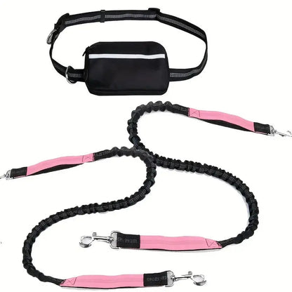 Hands-Free Dog Leash | Shock-Absorbing | Easy Control | Nylon
