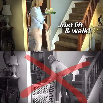 Pet Safety Gate | Easy Install | Versatile Use | Nylon