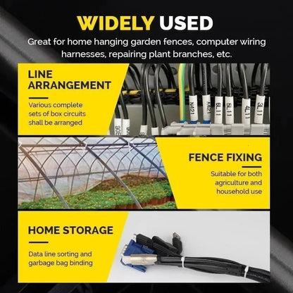 Cable Ties | Screw Lock | Strong Hold | Nylon