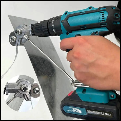 Drill Attachment | Quick Setup | Clean Precise Cuts | Chrome Steel