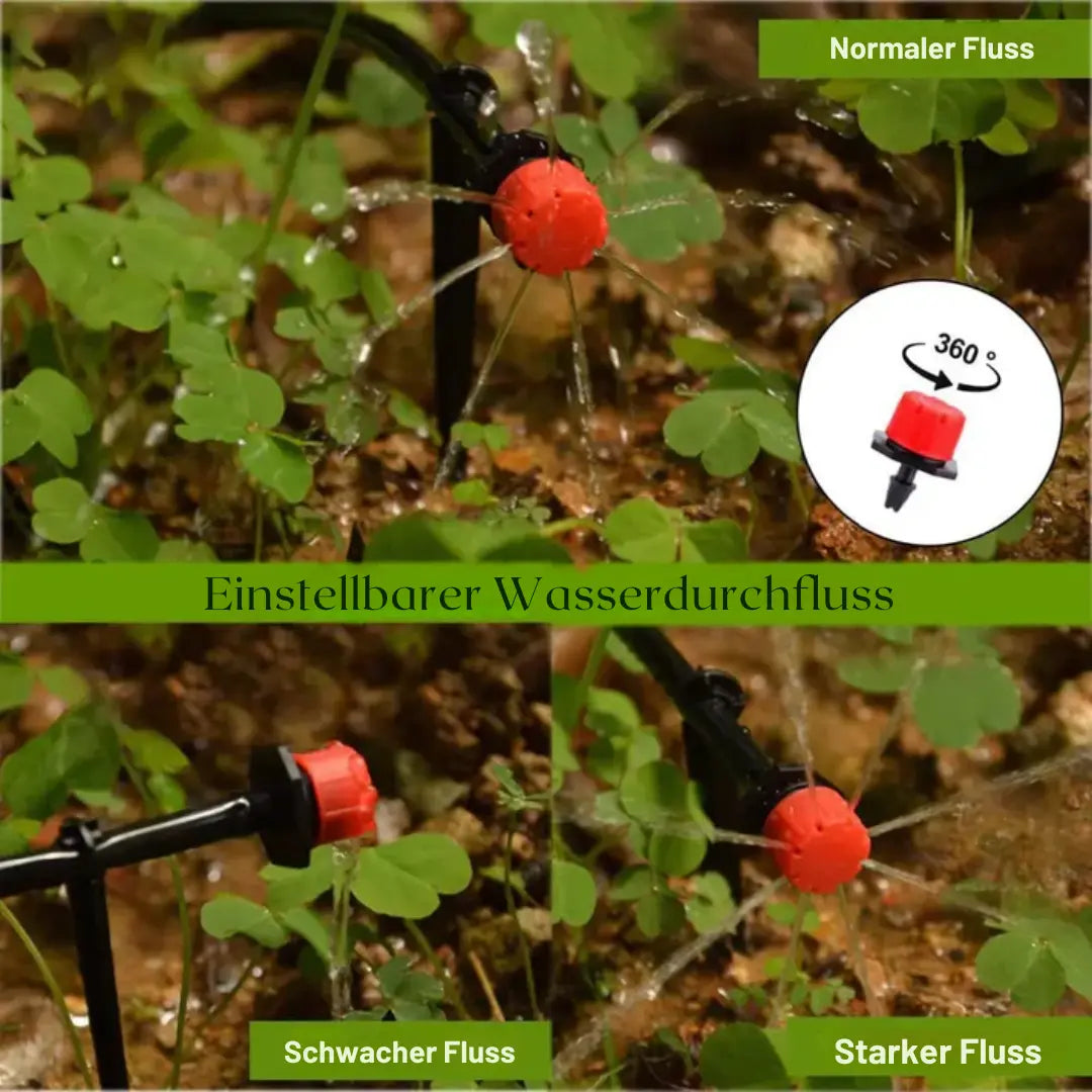 Drip Emitter | Adjustable Flow | Water Saving | Plastic