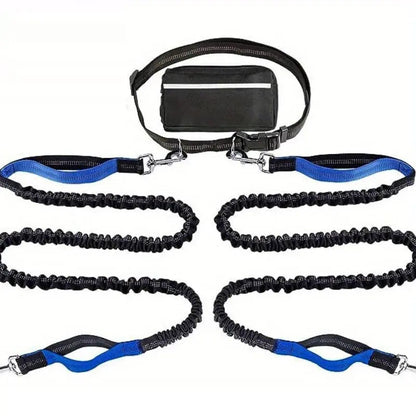 Hands-Free Dog Leash | Shock-Absorbing | Easy Control | Nylon