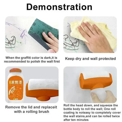 Wall Repair Tool | Precision Brush | Fast Drying | Durable Plastic