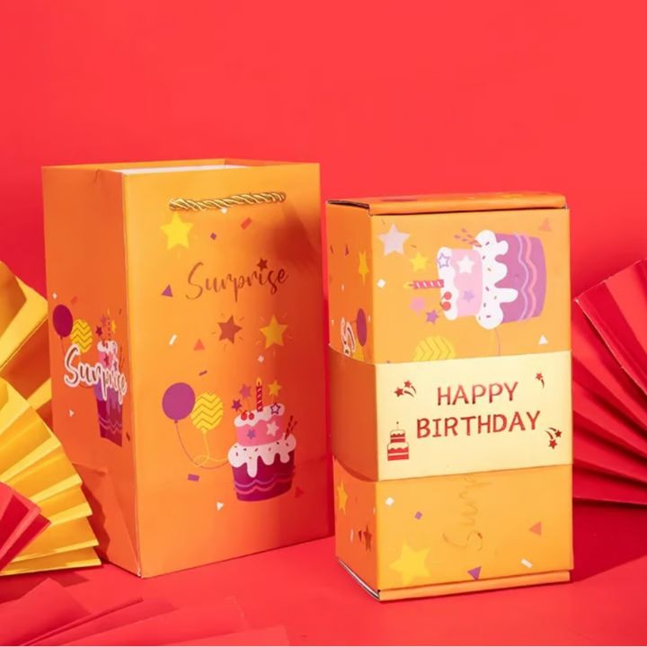 Pop-up Gift Box | Surprise Compartments | Memorable Unboxing | Cardboard