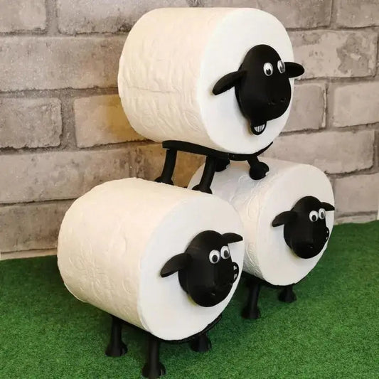 Toilet Paper Holder | Sheep Design | Tool-Free Assembly | PLA Material