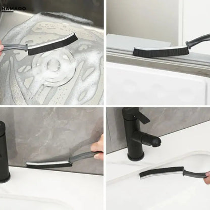 Corner Cleaning Brush | Angled Head | Precise Edge Cleaning | Plastic