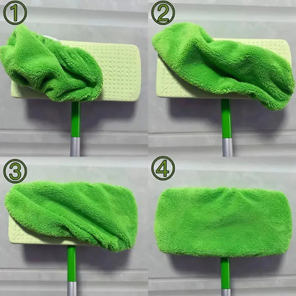 Reusable Mop Pads | Easy Attach | Eco-friendly Use | Microfiber (2+2 free)