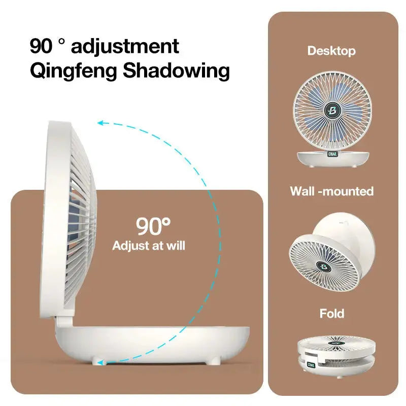 Quiet Fan | Whisper-Quiet | Adjustable Tilt | ABS Plastic