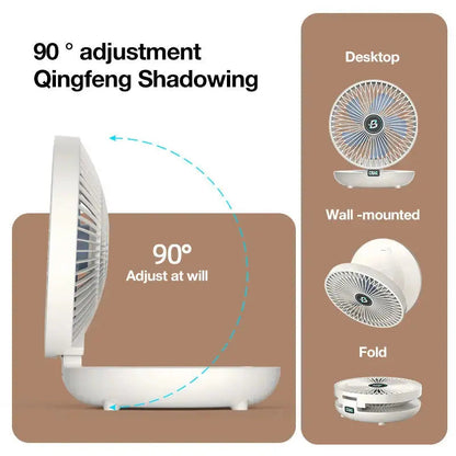 Quiet Fan | Whisper-Quiet | Adjustable Tilt | ABS Plastic