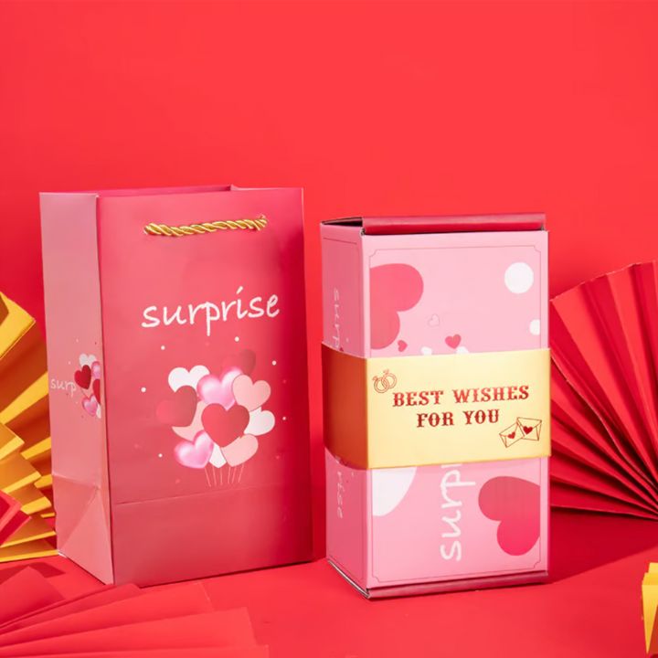 Pop-up Gift Box | Surprise Compartments | Memorable Unboxing | Cardboard