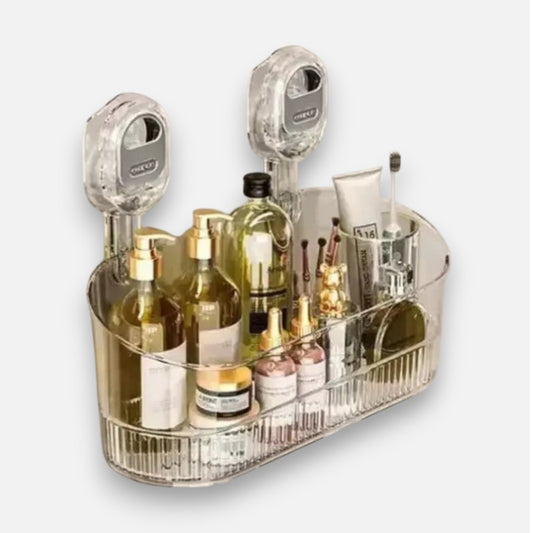 Shower Organizer | Quick Installation | Efficient Water Drainage | Plastic