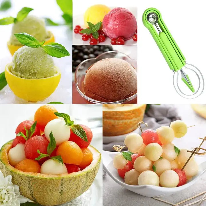 Fruit and Vegetable Slicer | Sharp Blades | Precise Cutting | Stainless Steel