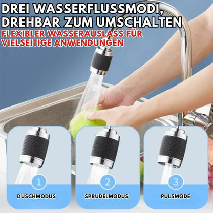 Faucet Attachment | Splash-proof | 360° Rotation | Plastic