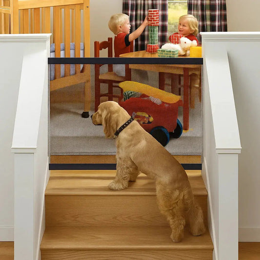 Pet Safety Gate | Easy Install | Versatile Use | Nylon