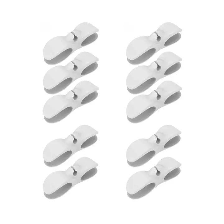 Cable Organizer | Self-adhesive | Clutter Elimination | Plastic