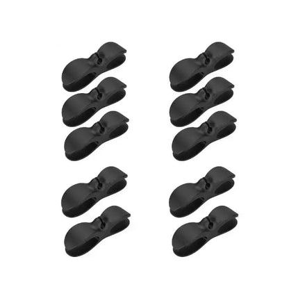 Cable Organizer | Self-adhesive | Clutter Elimination | Plastic