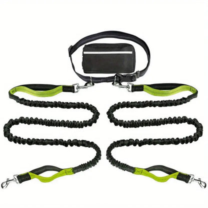 Hands-Free Dog Leash | Shock-Absorbing | Easy Control | Nylon