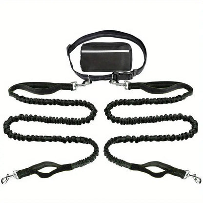 Hands-Free Dog Leash | Shock-Absorbing | Easy Control | Nylon