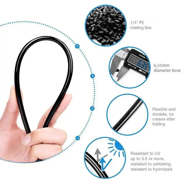 Automatic Garden Watering System | Water-saving | Even Water Distribution | Durable PE