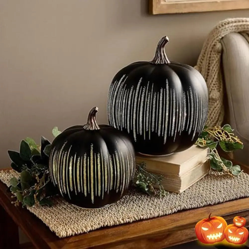 Glowing Pumpkin | Star Pattern | Auto Timer Function | Plastic