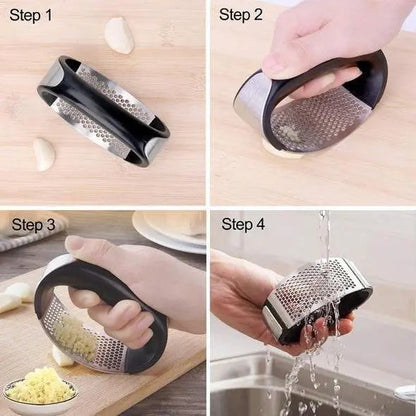 Garlic Press | Non-stick | Quick Crushing | Stainless Steel