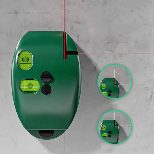 Laser Level | Accurate 90° Angle | One-Button Operation | Plastic