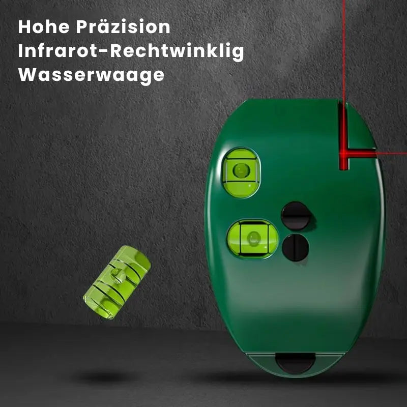 Laser Level | Accurate 90° Angle | One-Button Operation | Plastic