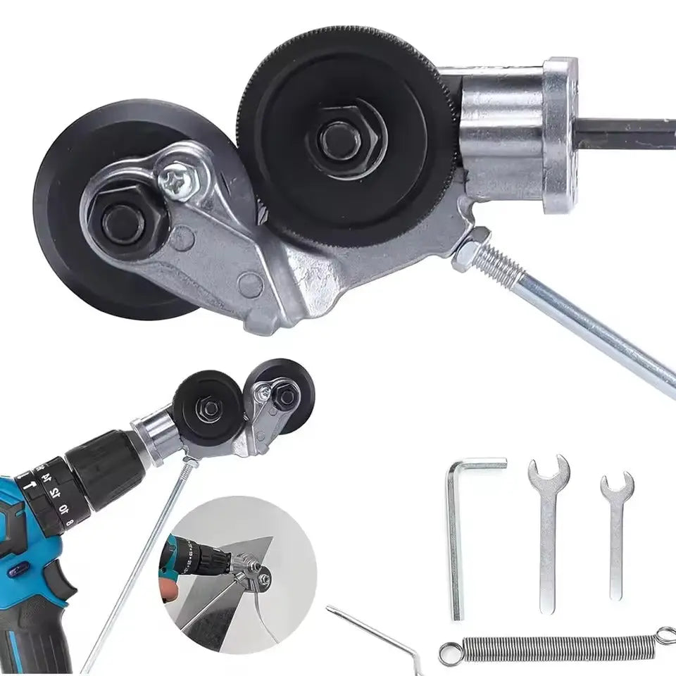 Drill Attachment | Quick Setup | Clean Precise Cuts | Chrome Steel