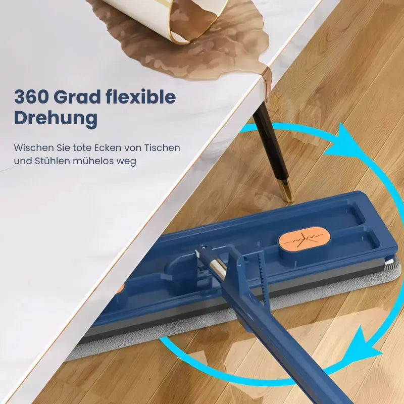 Spin Mop | 360° Swivel | Easy Cleaning | Stainless