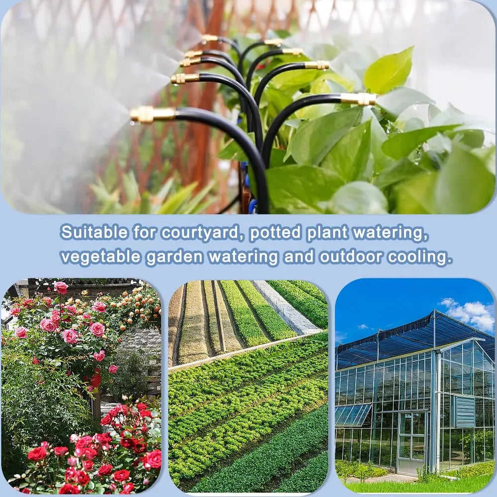 Automatic Watering System | 360° Brass Nozzles | Water Saving | Durable