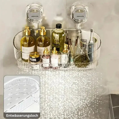 Shower Organizer | Quick Installation | Efficient Water Drainage | Plastic